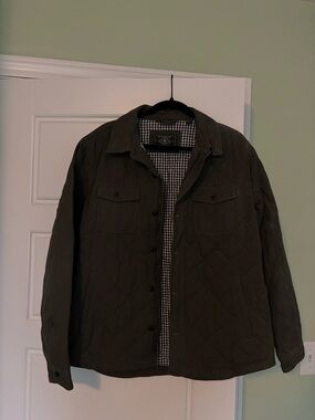 G.H. Bass & Co. Olive Quilted Jacket